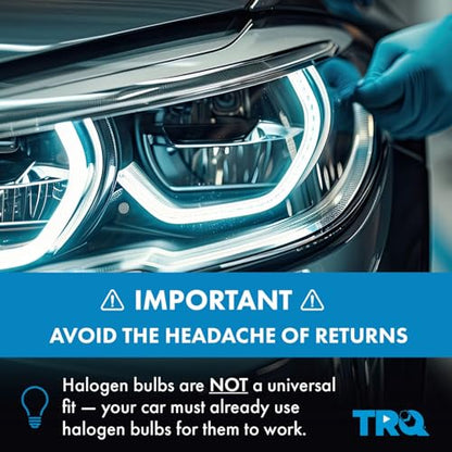 TRQ 2 Piece Headlight Assembly Set Halogen Driver and Passenger Side - style: HLA95276