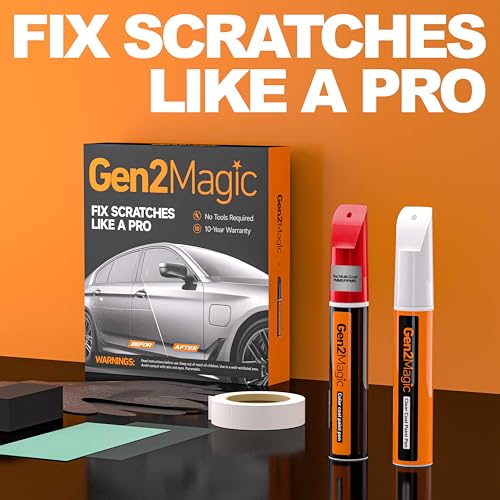Red Hot Touch Up Paint Pen Kit Compatible with Chevy [Clear Coat Included], G7C/WA130X Color Match for Scratches, Rock Chips, Bumper Dings, Easy Scratch Repair & Rust Remover - color: Compatible with Chevy - Red Hot