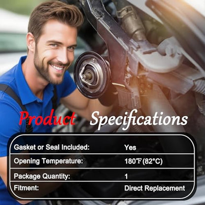 90916-03093 Engine Coolant Thermostat Fit for Toyota 4runner Echo Hiace Hilux Prius Supra Tacoma Yaris,Lexus GS300 IS300 SC300,Scion XA XB
