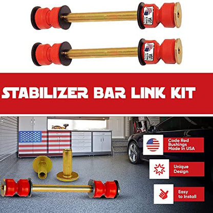 suspension dudes (2 Front Stabilizer Sway Bar Links for Chevrolet GMC Silverado Sierra Avalanche Tahoe K80631 K700539 - size: K80631 / K700539