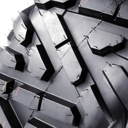 Set of 2 26x11-14 Heavy Duty ATV All Terrain Tubeless Off-Road Tires 6 PR, Directional Grip for Mud Trail Sand, Replacement Tire for ATV UTV Vehicles - size: 26x11-14