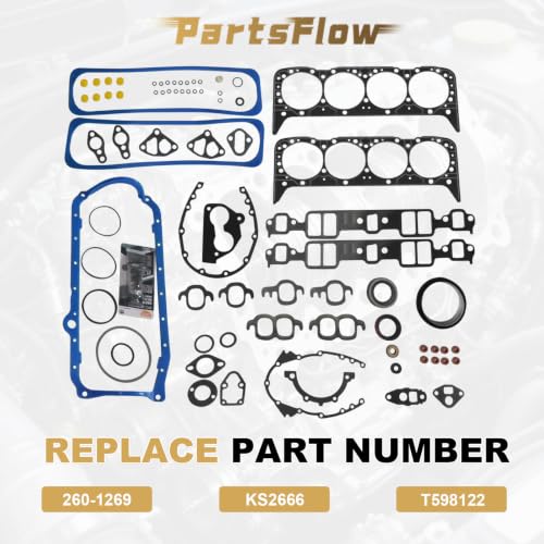PartsFlow TBI Full Engine Gasket Set - color: 260-1269, KS2666
