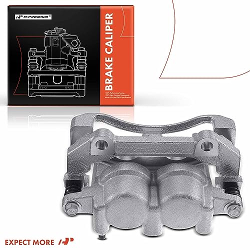 A-Premium Front Left Driver Disc Brake Caliper with Bracket - style: Front Driver Side