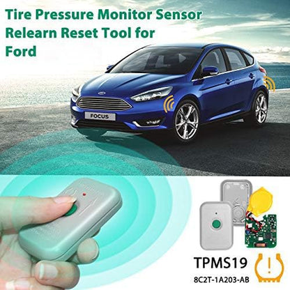 TPMS19 TPMS Reset Tool Sensor Relearn Reset Tool for Ford Lincoln Tire Pressure Monitor System Sensor Programming Training Activation Tool TPMS Trigger Tool Tire Sensors Reset Tool