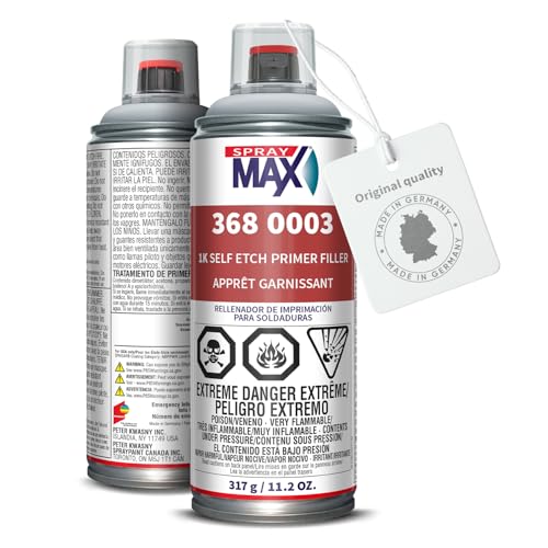 SprayMax 1K Self Etching Primer Filler Light Gray | Self-Etching Primer