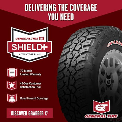General Tire Grabber X3 Mud Terrain LT35X12.50R15 113Q C Light Truck Tire