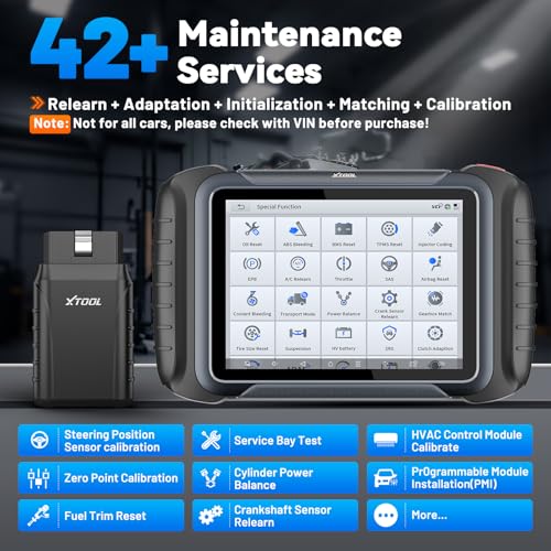 XTOOL D8W Wireless Bidirectional Scan Tool, OBD2 Scanner with Topology