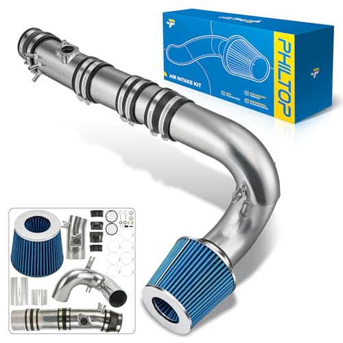 PHILTOP 3.5" Cold Air Intake Kit System for Mazda R-X-8 2004-2011, Blue - color: Blue, size: 2004-2011 RX-8