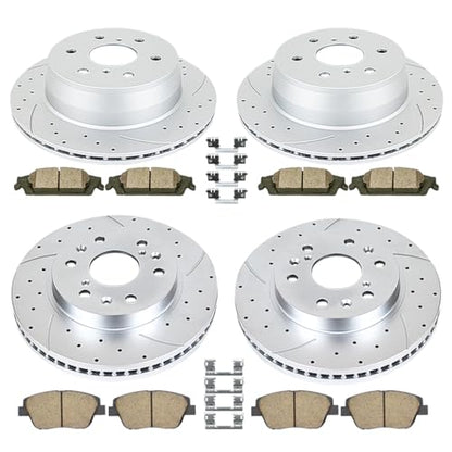 Acinoparts Front and Rear Brake Kit for Cadillac Escalade ESV EXT Chevrolet - size: HMBK20201