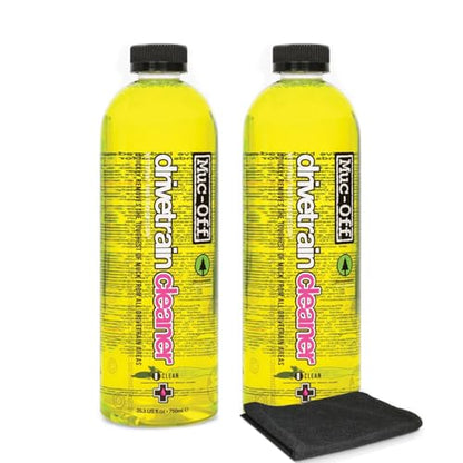 Muc-Off Drivetrain Cleaner & Degreaser Spray - size: 25.3 Fl Oz (Pack of 2)