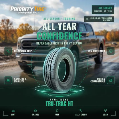 Armstrong Tru-Trac HT 225/60R18 104H All Season XL 18 inch Tire - size: 225/60R18