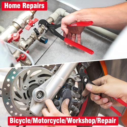 10inch Water Pump Plier for Home Repair‌ Comfortable Grip Pliers Hand Tools Adjustable Plier - size: 10 inch