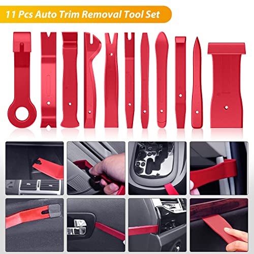 GOOACC 200Pcs Auto Trim Removal Tool and Push Pin Retainer Clip Set - color: 120Pcs Clips +80 Remover