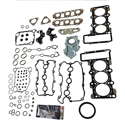 PartsFlow Engine Gasket Kit Seal Set For 2009 2010 2011 2012 2013 2014 2015 2016 2017 Audi A4 A5 A6 S5 Quattro VW Touareg 3.0 - color: 06E103148AG ,06E103149AG