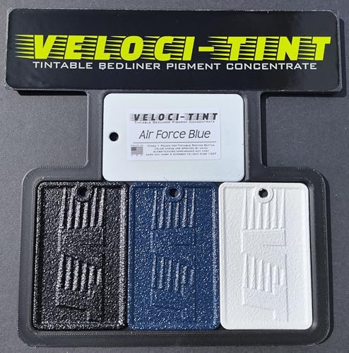 VelociTint Bedliner Pigment Concentrate 2oz Pouch for 2K Urethane Tintable Bed Liner 200+ Colors Available (Air Force Blue) - color: Air Force Blue