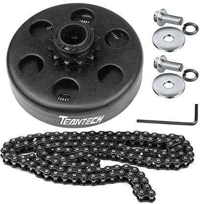 Go Kart Clutch 3/4" Bore 10T with #40 41 420 Chain for Go Kart Minibike Yerf-Dog karts with Tecumseh - size: 3/4" Bore 10T & 40 41 420 Chain