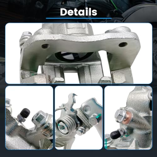 2 Pcs Brake Calipers Fit for 1998-2007 Honda Accord 2004-2008 Acura TSX, Left & Right Rear Disc Brake Calipers w/Bracket Replace for 19B2068 19B2069 - size: 19B2068+19B2069