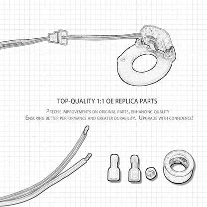 1847A Electronic Ignition Module Waterproof Compatible with Volkswagen VW Bosch 009 1971-1983 Beetle Karmann Ghia Squareback Transporter Rabbit Dasher Scirocco Vanagon Jetta 412 1.6L-2.0L - size: 1847A