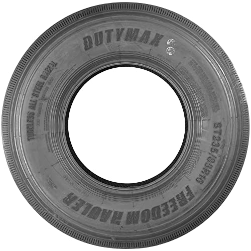 Freedom Hauler Dutymax All Steel Trailer Tire, ST205/75R15, Load Range G, Radial, All Season