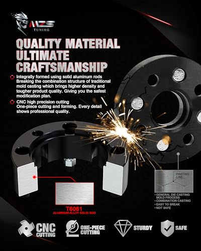 MZS 4x137 Wheel Spacers 2" M10×1.25 110mm for Defender HD5 HD8 HD10 4Pcs