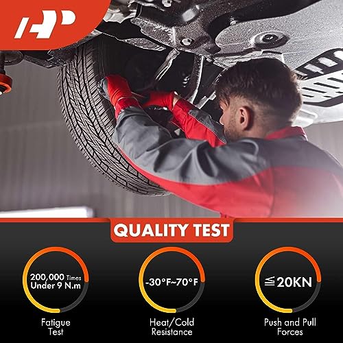 A-Premium Front Inner & Outer Tie Rod End Kit - Fix Uneven Tire Wear