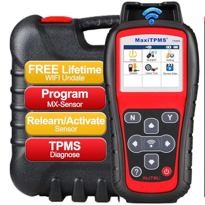 Autel TPMS Programming Tool MaxiTPMS TS508WF, TPMS Relearn and Reset Tool, MX Sensor Programmer, DTCs Check, Quick and Advanced Mode, Tire Sensor ID Read and Clone, Up of TS408 TS508 TS501 Scan Tool