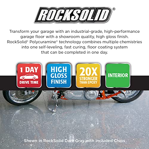 Rust-Oleum RockSolid Garage Floor Coating Kit, Modern Greige, 1 Car Kit - color: Modern Greige, size: 1 Car