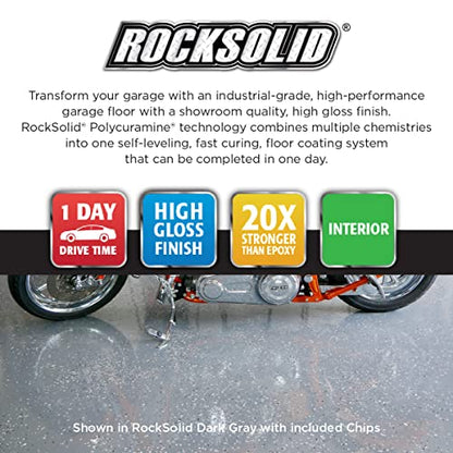Rust-Oleum RockSolid Garage Floor Coating Kit, Modern Greige, 1 Car Kit - color: Modern Greige, size: 1 Car
