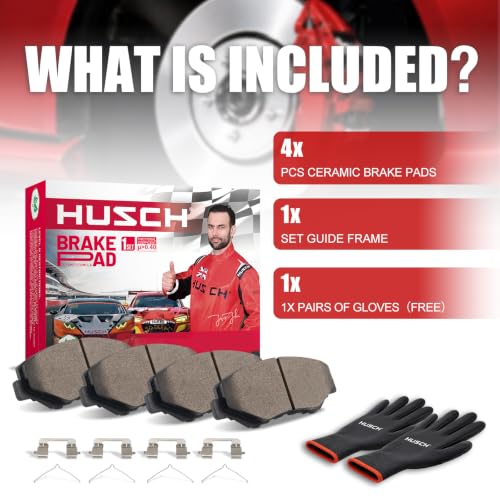 HUSCH Rear Ceramic Brake Pads Kit Fit For Chevrolet Camaro 1988-1997 - size: D413-7301