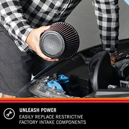 K&N Vent Air Filter/Breather: High Performance, Premium, Washable, Replacement Engine Filter: Flange Diameter: 1.75 in, Filter Height: 2.5 in, Flange Length: 0.625 in, Shape: Breather, 62-1480