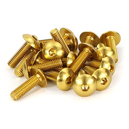 Universal Fairing Bolt Kits Fit for CRF/YZ/NINJA/GSX/DRZ Series - color: Gold