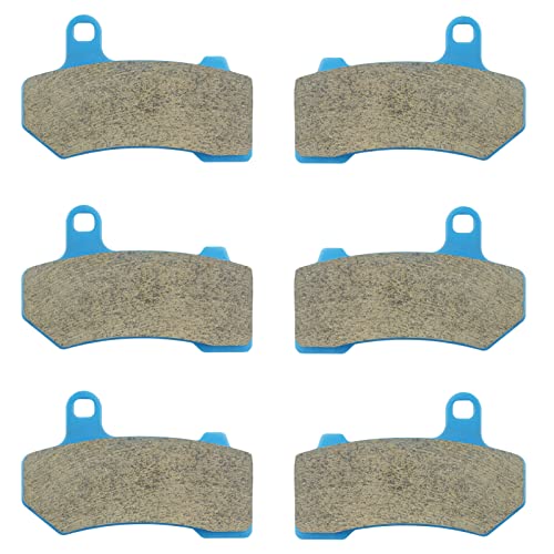 Front & Rear Brake Pads Ceramic for Harley Davidson FLHR Road King FLHX Street Glide, FLHTCU Ultra Classic Electra Glide VRSCDX Night Rod 2008-2022