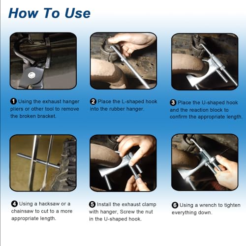 3" Universal Exhaust Clamp With Hanger, Muffler Hanger, 1 Pack - size: 3"