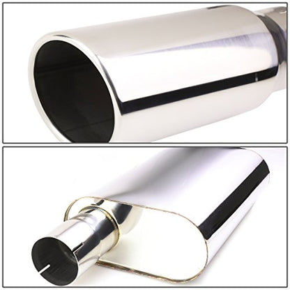 Auto Dynasty 4" Catback Exhaust Tip System For 07-13 Silverado Sierra 1500