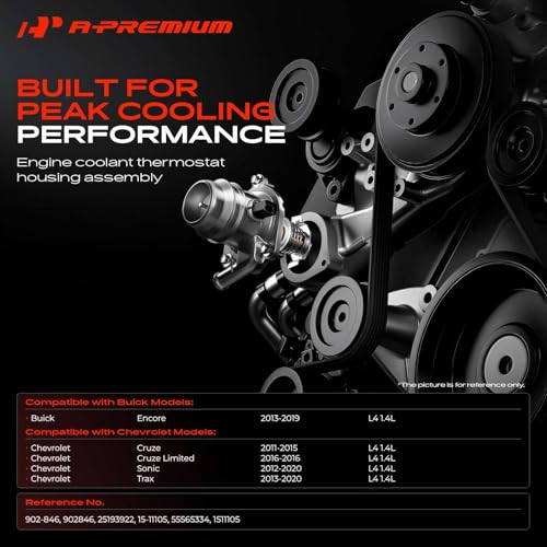 A-Premium Upgraded Aluminum Coolant Housing Water Outlet - style: Water Outlet