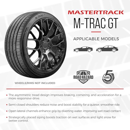 Mastertrack M-TRAC GT UHP All-Season Tires (Set of 2) 255/30ZR22 95W XL - size: 255/30ZR22