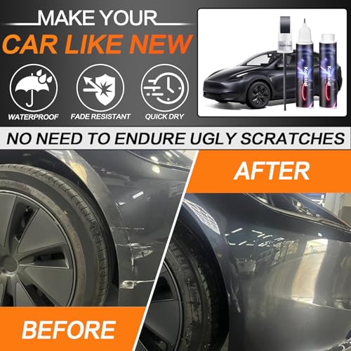 Stealth Grey(PN01) Touch up Paint for Tesla OEM Color Match