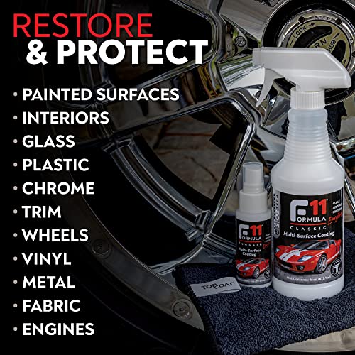 TopCoat F11 Polish & Sealer for Cars, Bikes and More (16oz kit) - color: 16oz kit 1