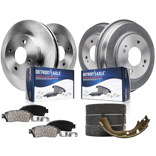 Detroit Axle - Front Brake Kit for 2009-2013 Honda Fit - size: 8PR50782/KIT