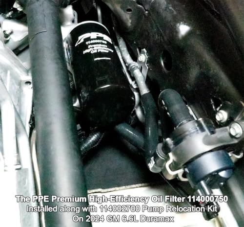 - Premium High-Efficiency Oil Filter (Tall) 114000750 Compatible with 2020+ GM 6.6L Duramax L5P (Replaces AC Delco PF26)