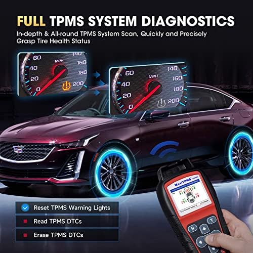 Autel TPMS Programming Tool TS508WF KIT, w/ $300 8PCS Sensor & 4PCS Valves