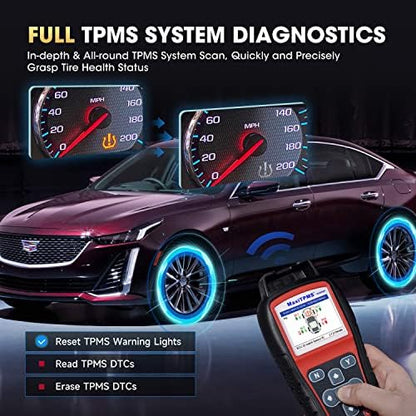 Autel TPMS Programming Tool TS508WF KIT, w/ $300 8PCS Sensor & 4PCS Valves