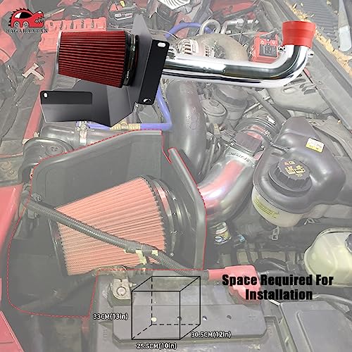 Cold Air Intake for 2014-2019 Chevy/GMC/Cadillac 5.3L 6.2L V8 SL - color: 14-20 Chevy/GMC/Cadillac 5.3L 6.2L V8