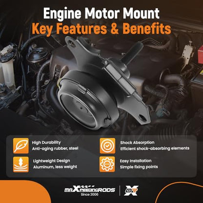 maXpeedingrods Engine Motor Mount Kit for Honda CR-V Auto Transmission - size: for Honda CR-V 2.4L L4 2002-2006