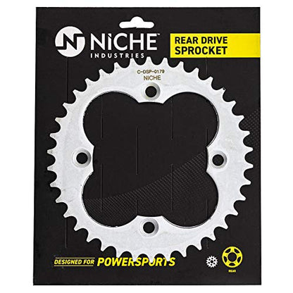 NICHE Drive Sprocket Chain Combo for Honda Sportrax 400 TRX400EX Front 15 Rear 38 Tooth 520V O-Ring 94 Links - size: O-Ring Chain