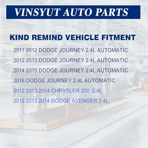 Engine Motor Mount Trans Mount kit fit for 2011-2018 Dodge Journey L4 2.4L AT for Dodge Avenger 2012-2014 Replace A5686, A5687, A5754 3PCS Vinsyut - color: Dodge Journey 2011-2018 2.4L