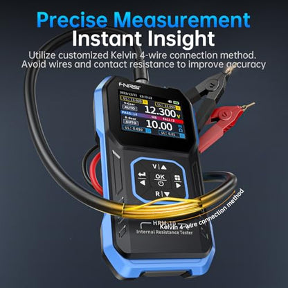 FNIRSI HRM-10 Precision Voltage Internal Resistance Battery Tester - size: HRM-10 Plus