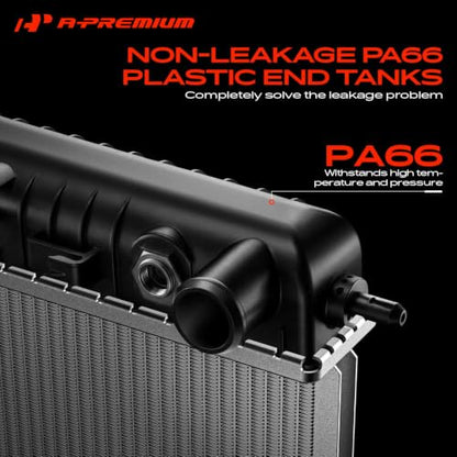 A-Premium Engine Coolant Radiator Assembly Compatible with BMW
