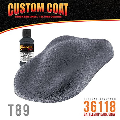 Custom Coat 3 Ounce, Battleship Dark Gray, Bedliner Tint Concentrate - color: Battleship Dark Gray, size: 3-Ounce (Pack of 1)