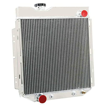 Radiator Compatible with 1965-66 Ford Mustang 60-65 Falcon Mercury Comet AT - size: 4-Row Radiator Fan Relay Kit